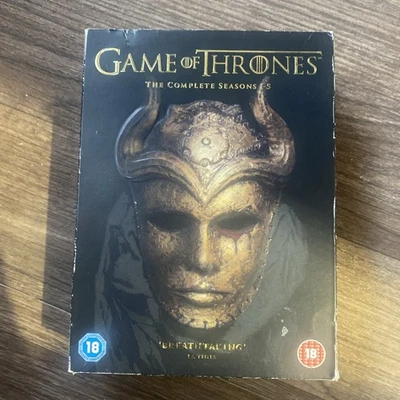 Game Of Thrones Complete Series 1-5 DVD Box set & • HBO SKY Atlantic - Image 1 of 3