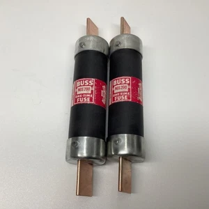 2-Bussmann Buss NOS 200 Amp Fusible Único 600 Voltios Limpio y Probado - Imagen 1 de 4