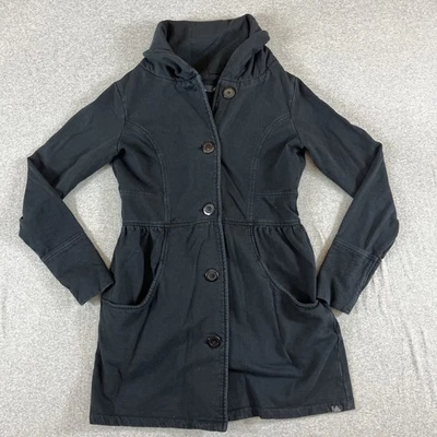 Abrigo Chaqueta Cuello Chal PrAna Mariska Algodón Orgánico Azul Mujer Grande Foto 1 de 4