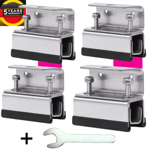 304 SS Van Roof Rack Mount Kit 4-Pc – Solar Panel Brackets for ProMaster Ducato - Bild 1 von 16