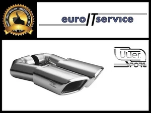 NEUF TOP MUFFLER TIPS VW TOUAREG 02-17 - NX33.2 - SILENCER TAIL PIPE Ø105x80 - Imagen 1 de 4