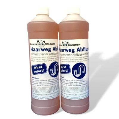 PANDACLEANER® 2.000ml Haar-weg Abflussfrei Rohrreiniger Verstopfung - Bild 1 von 3
