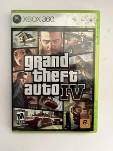 Grand Theft Auto IV | Xbox 360 Complete CIB | Map, Manual & Xbox Live Gold Trial - Picture 1 of 4