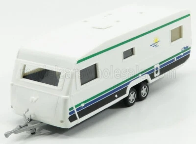 Caravane POLAR double essieux au 1/43 CARARAMA Hongwell 92710-92170 - Photo 1/2