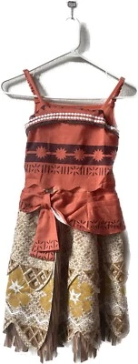 Vestido Disfraz Infantil Disney Moana Solo Talla Única Princesa Hawaiana Foto 1 de 4