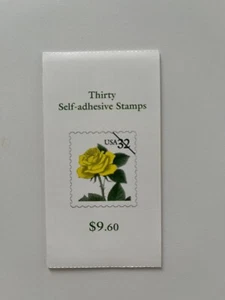 Scott BK241 YELLOW ROSE Booklet of 30 32¢ Stamps MNH 1996 - Picture 1 of 1