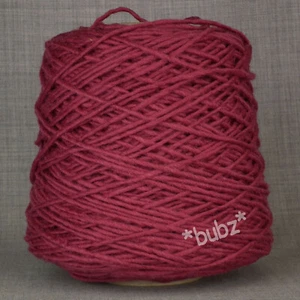 CHUNKY PURE SHETLAND WOOL MULBERRY PINK 500g CONE 10 BALLS KNITTING WEAVING YARN - Imagen 1 de 3