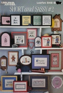 Short And Sassy #2 46 More Cross Stitch Patterns By Leisure Arts c3 - Picture 1 of 3