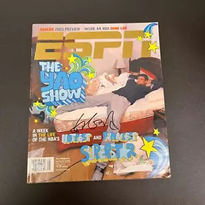 Yao Ming Signed ESPN Magazine PSA/DNA Houston Rockets Autographed - Picture 1 of 3