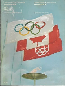 Juegos Olímpicos de Verano 1976 de Montreal Canadá programa oficial ceremonia de apertura - Imagen 1 de 1
