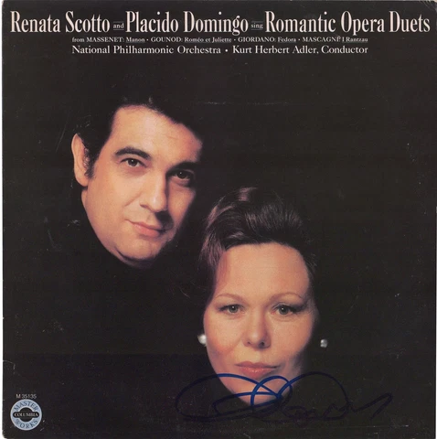Placido Domingo Album Fanatics Authentic COA Item#10729107 Cover