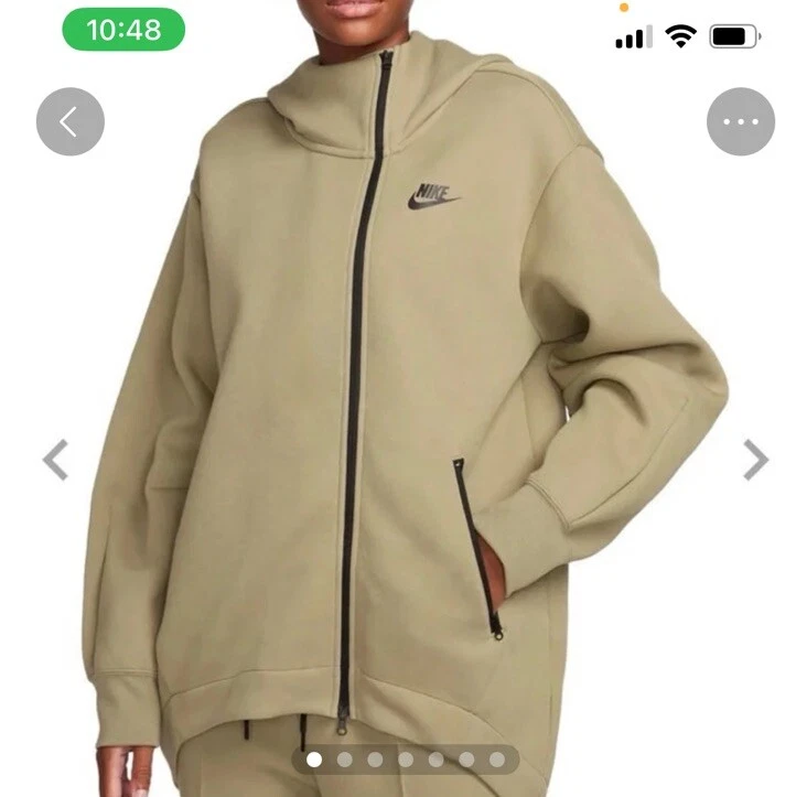 Nike Sportswear Tech Women Oversized Full-Zip Hoodie Cape Small FB8243-276