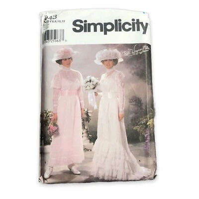 Simplicity 5943 Size HH 6-12 Edwardian Bridal Summer Patti Wagner-Miller LARP - Image 1 of 4