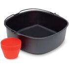 Air Fryer Non-Stick Baking Pan for  Airfryer, Airfryer,Silicone Oven Mitts1120