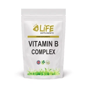 Vitamin B Complex Capsules B1, B2, B3, B5, B6, B7 B9, B12 Clean Vegan B Complex - Picture 1 of 17