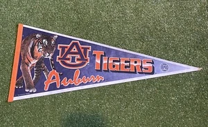 Banderín retro de los tigres castaño rojizo tamaño completo por etiqueta Express Duluth Ga - Imagen 1 de 7
