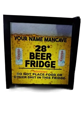 MANCAVE BEER FRIDGE - 55 CANS (COLDEST BEER POSSIBLE 28°) CUSTOMIZING AVAILABLE - Image 1 of 4