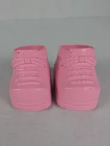 Cabbage Patch bambino rosa grossi stivali da trekking scarpe sneakers CPK bambola 2004 vintage Y2K - Foto 1 di 8