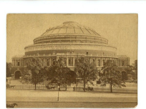 Vintage Cabinet Card 5.5 x 4 Royal Albert Hall London England