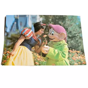 Vintage Walt Disney World Postkarte Magic Kingdom Schneewittchen 4x6 unbenutzt - Bild 1 von 4