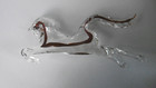 cheval en verre cristal de murano