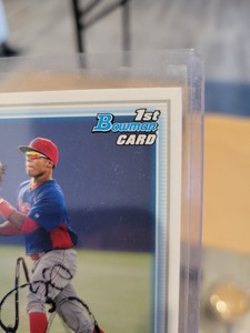 LEANDRO CASTRO 2010 TOPPS BOWMAN Autographed Signed AUTO Baseball Card BP53 PHIL