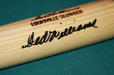 Ted Williams Boston Autographed Louisville Slugger H&B Bat PSA LOA - Image 1 of 4