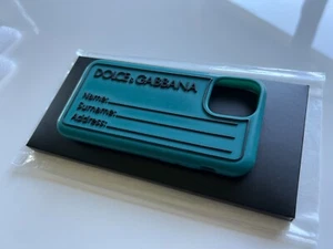 Iphone 11 pro Original D&G Silicone Green Case DOLCE & GABANNA - Picture 1 of 11