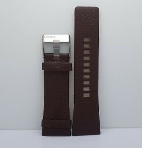 Diesel Belt Brown Color Genuine Leather men wrist watch Band strap Size 28 mm