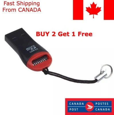 Memory Card Reader Adapters To USB 2.0 Adapter for Micro-SD SDHC SDXC TF - Image 1 of 4