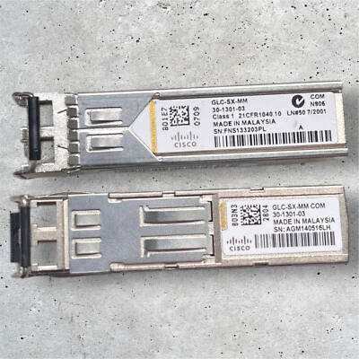 Cisco MPN: 30-1301-03 GLC-SX-MM SFP 1000Base-SX 850 nm 1GB Transceiver Module - Bild 1 von 4