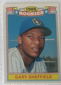1989 Topps - Gary Sheffield (RC) - 1988 Set commemorativo Esordienti 20/22 BIRRIFICI - Foto 1 di 2