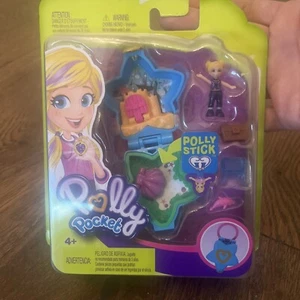 Polly Pocket Tiny Pocket Places Beach Compact Polly Stick Delphin Mattel Ozean - Bild 1 von 4