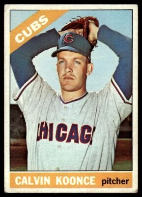 1966 Topps Baseball Card Calvin Koonce G Chicago Cubs #278 - Image 1 of 2
