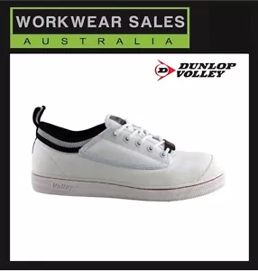 DUNLOP VOLLEYS Steel Cap Safety Shoes Volley Original Classic WorkBoot UK Sizing - Picture 1 of 3