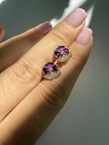 Pandora 280781C01 Flor Earrings - Imagen 1 de 5