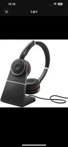 Jabra Evolve 75 MS + Base Ricarica Nero.vendo x Inutilizzo - Foto 1 di 17