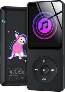 Reproductor de MP3 AGPTEK, 70 horas de reproducción reproductor de música de sonido sin pérdidas, - Imagen 1 de 12