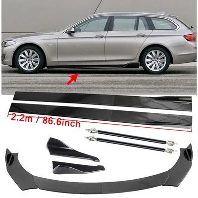 For BMW-5-Series Touring-2011 Carbon Fiber Front Bumper Lip Spoiler /Side Skirt — 第 1/4 张图片