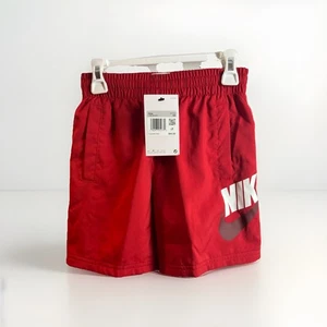 Nike Sportswear Kids Size X Small University Red Woven Shorts FN8756-657 NWT! - Picture 1 of 4