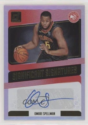 2018 Panini Donruss Significant Signatures Omari Spellman #SS-OSM Rookie Auto RC - Image 1 of 2