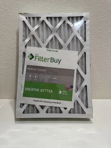 FilterBuy Filtro Aria MERV 8 Argento - Made in USA, 16x20x1 (Set di 4) - Foto 1 di 10