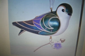 Hallmark Keepsake Ornament 2024 Volet Green Swallow NIB - Picture 1 of 6