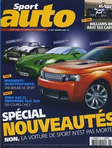 SPORT AUTO n°505 02/2004 BMW645i MERCEDES CLK 500 MASERATI QUATTROPORTE - Foto 1 di 1