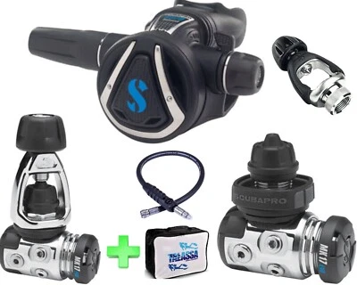 SCUBAPRO MK17 C370 + Hose - DIN300 bar or Yoke 232 bar + SCUBA Regulator Bag - Image 1 of 4