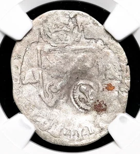FRANCE, American Colonies. Billon 15 Deniers, Lis C/S, NGC VF, C/S: AU - Picture 1 of 4