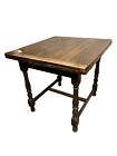 Waring & Gillow Small Early 20th Century Oak Draw Leaf Extending Dining Table