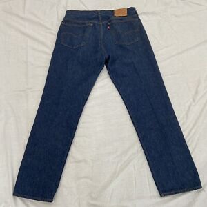 VTG 80’s - EXCELLENT Dark Levi’s 501 Jeans - Button 522 - Made in USA - 38”x 34"