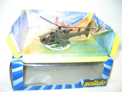 SOLIDO Elicottero GAZELLE 2 MISSILI (Kaki O Bianco) Non Eiettabile Militare - Immagine 1 di 4