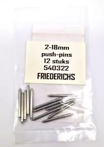 12 Stück Federstege 18mm Federstifte Uhrenstifte 1,7mm Durchmesser / 109 - Bild 1 von 3